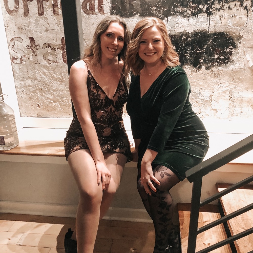 Free People Night Shimmers Mini Dress